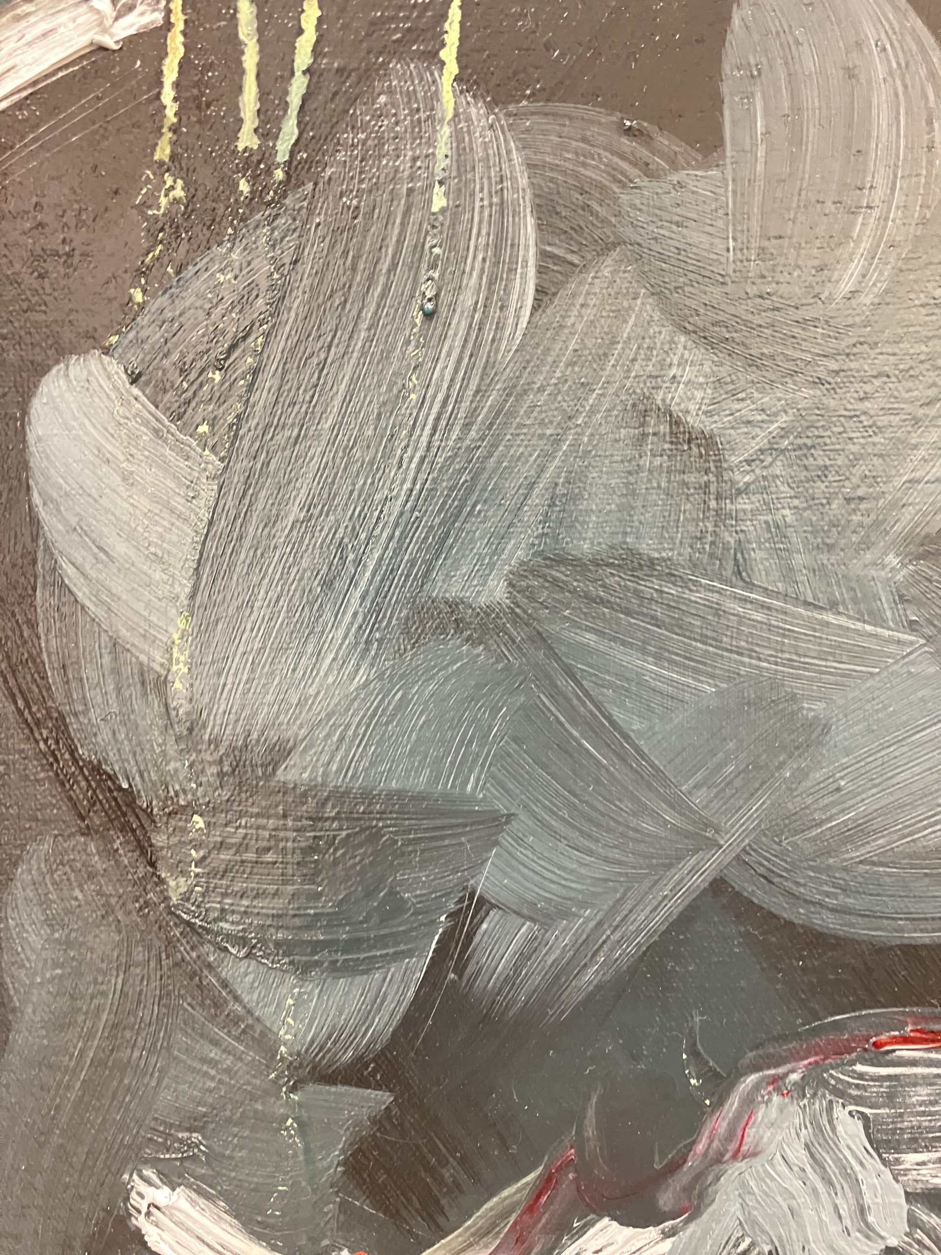 Close-up of the black and grey bundle on the center-left of the canvas.